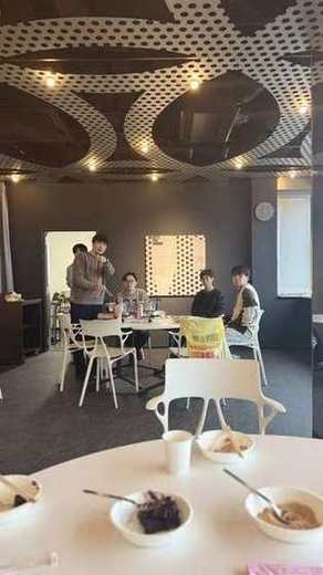 お餅会の会場の様子