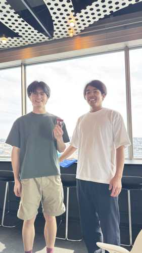 Chen君と記念撮影