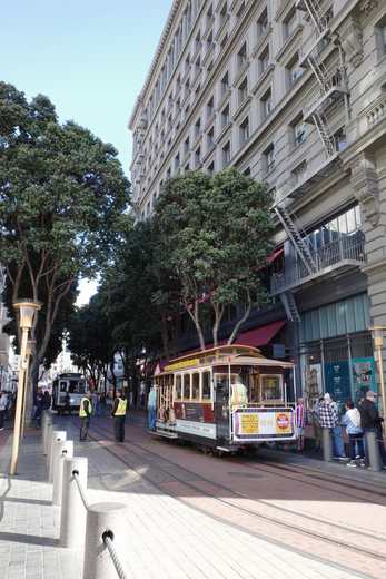 サンフランシスコのケーブルカー