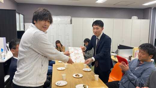 品質保証書の贈呈