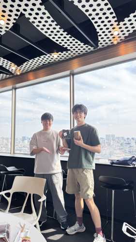 Chen君へ記念品の贈呈